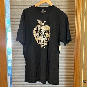 NWT the tonight show with Jimmy fallen xl Grey t shirt brand nbc from universal